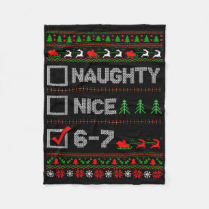 Cobertor De Velo 6-7 Meme Legal Travesso 67 Natal Rot Cerebral Engr