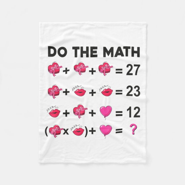 Cobertor De Velo 6 7 Meme Six Seven Do The Math Teacher Valentines  (Frente)