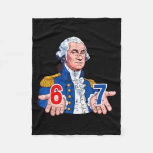 Cobertor De Velo 6 7 Washington Engraçado 67 Fantasia Meme Seis Set
