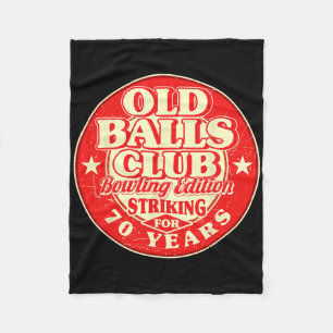 Cobertor De Velo 70 Birthday Boliche Old Bylls Club 70 Anos Stri