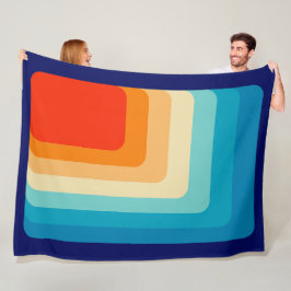 Cobertor De Velo 70s Square Rainbow