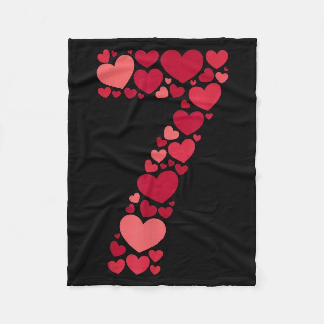 Cobertor De Velo 7 Romantic 67 Heart Pattern Valentine Love Trend 6 (Frente)