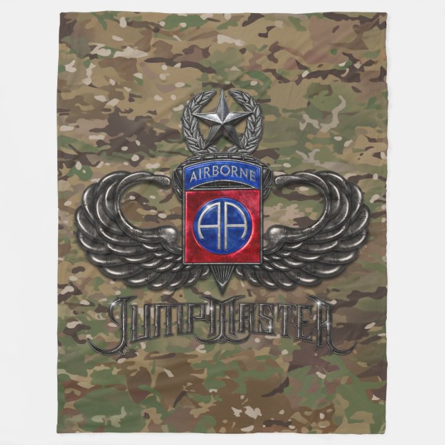 Cobertor De Velo 82º aeroporto Jumpmaster Camo (Frente)