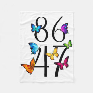 Cobertor De Velo 8647 Anti Trump 86 47 Floral Masculino Feminino