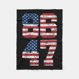 Cobertor De Velo 8647 Anti Trump 86 47 Retro Anti-trump U Flag Imp