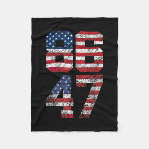 Cobertor De Velo 8647 Anti Trump 86 47 Retro Bandeira dos EUA Anti-