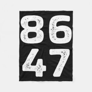 Cobertor De Velo 8647 - Anti Trump - 86 O 47º Presidente - Vintag