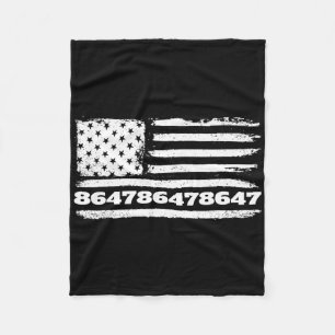 Cobertor De Velo 86 47 Anti-trump 8647 Sutil Anti Trump