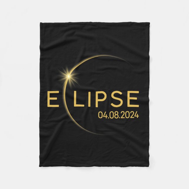 Cobertor De Velo 8 Eclipse Solar Total 2024 (Frente)