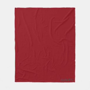 Cobertor De Velo 8a000e vermelho profundo - HAMbWG Fleece Blanket, 