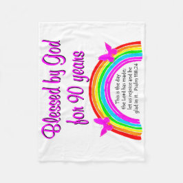 COBERTOR DE VELO 90 BIRTHDAY BLESSING