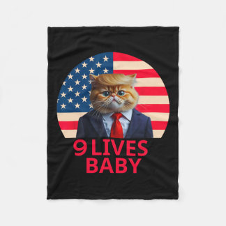 Cobertor De Velo 9 Vive Baby Cat Trump 2024 Venceu Vitória Tru