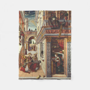 Cobertor De Velo A Anunciação Carlo Crivelli Arte Renascentista