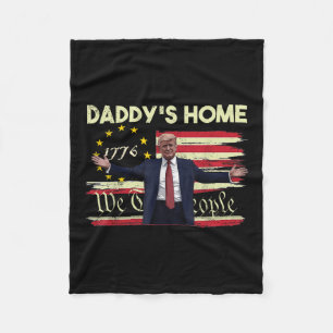Cobertor De Velo A Bandeira Americana Trump Daddys Casa As Pessoas 
