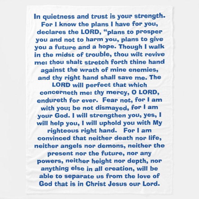 Cobertor De Velo A bíblia do deus das promessas Verses a cobertura (Frente)