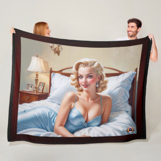 Cobertor De Velo A Cama é uma bela Arte de Conceito AI de Xzendor7