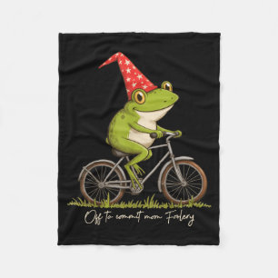 Cobertor De Velo A caminho de cometer besteiras de mãe Meme de sapo