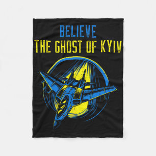 Cobertor De Velo A Camisa do Fantasma de Kiev Acredite na Ucrânia E