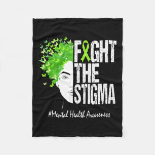 Cobertor De Velo A Consciência da Saúde Mental do Estigma 1