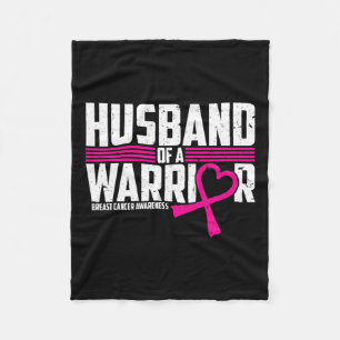 Cobertor De Velo A Consciência Do Cancer Da Mama Marido Do Guerreir