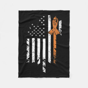 Cobertor De Velo A Consciência do cancer vence a bandeira americana