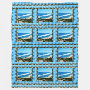 Cobertor De Velo A Costa É O Meu Lugar Feliz.