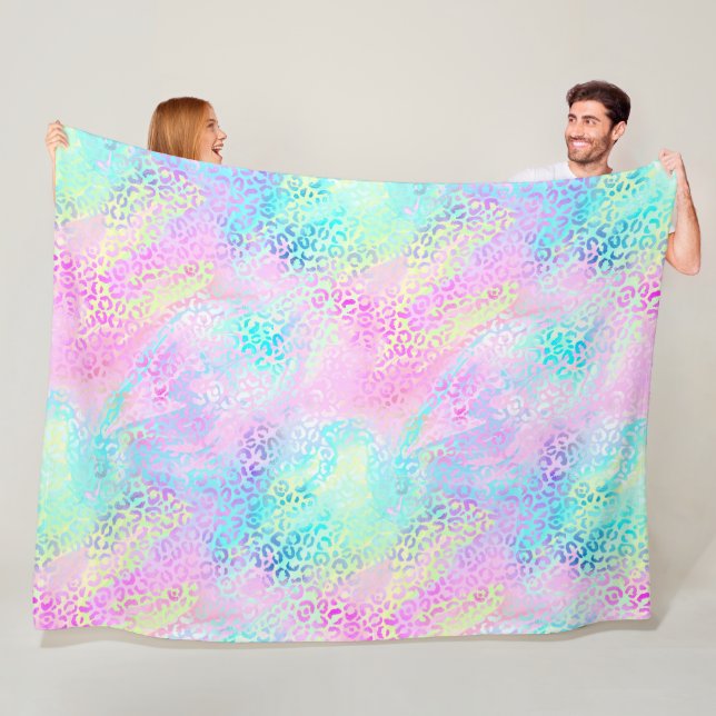 Cobertor De Velo A Design 10 da Série Leopardo Iridescente (In Situ)