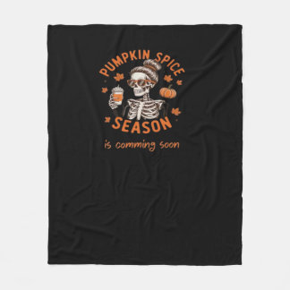 Cobertor De Velo A Época de Pumpkin Spice está chegando em breve Fa