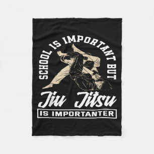 Cobertor De Velo A Escola É Importante Mas Jiu Jitsu É Mais Importa