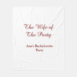 Cobertor De Velo A esposa do nome da festa de despedida de solteira