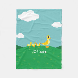 Cobertor De Velo A família do pato