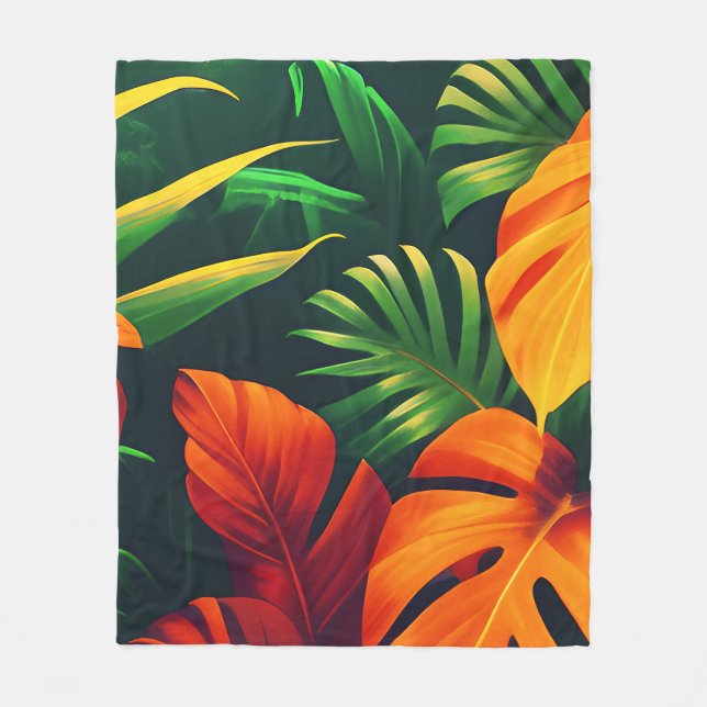 COBERTOR DE VELO A FOLHA DEIXA A NATUREZA JARDIM (Frente)