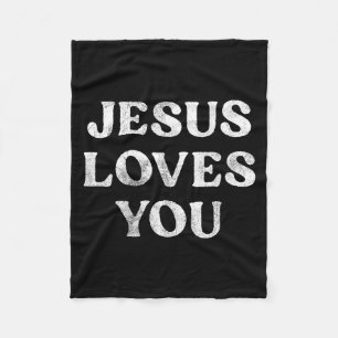Cobertor De Velo A Frase Jesus Te Ama Em Um