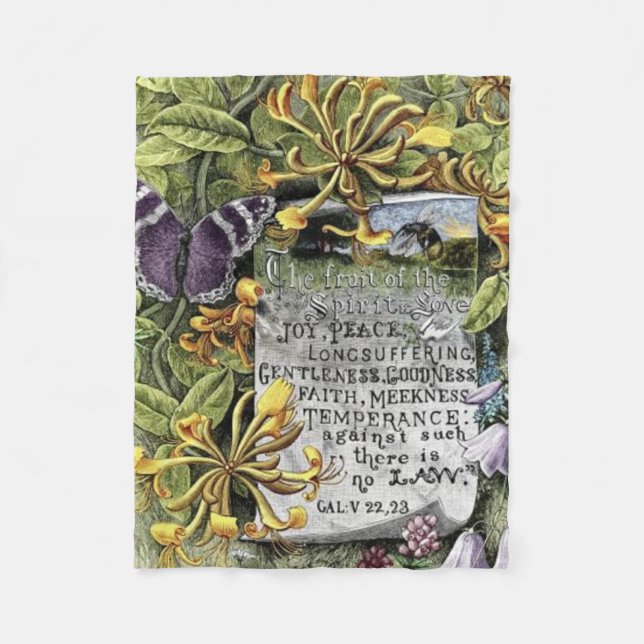 Cobertor De Velo A fruta do espírito (Frente)