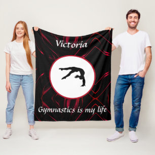 Cobertor De Velo A ginástica é a minha vida - Ginástica Personaliza