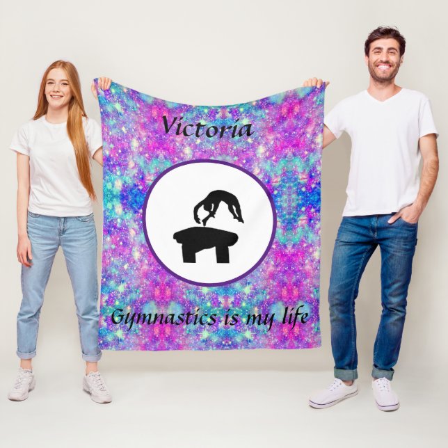 Cobertor De Velo A ginástica é a minha vida - Salto Personalizado d (In Situ)