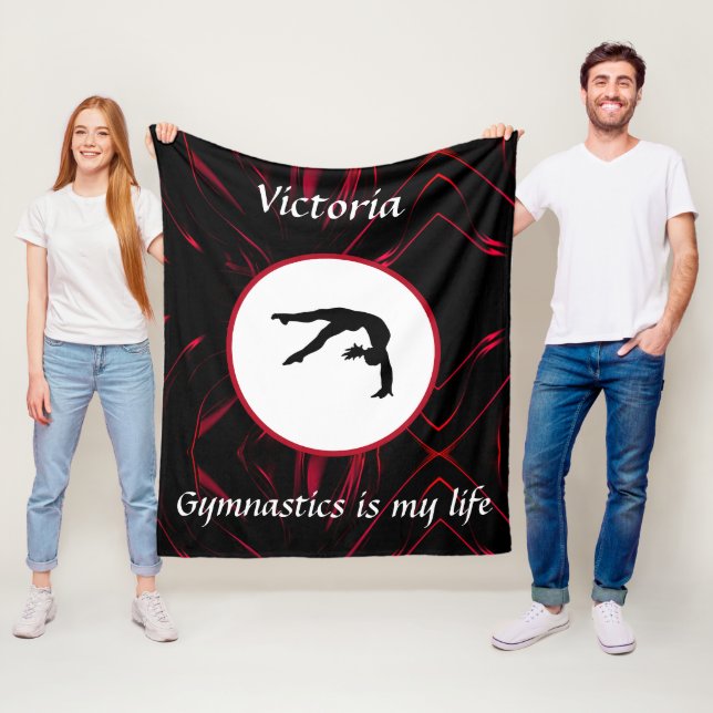 Cobertor De Velo A ginástica é a minha vida - Tumble de ginastas pe (In Situ)