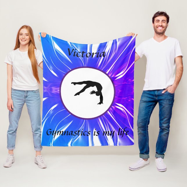 Cobertor De Velo A ginástica é a minha vida - Tumble de ginastas pe (In Situ)