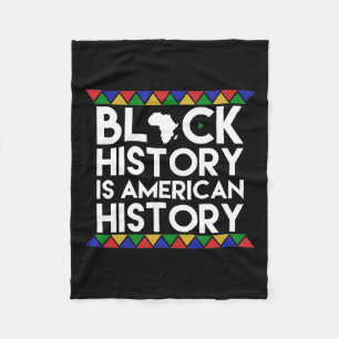 Cobertor De Velo A História Negra é História Americana Afro-America