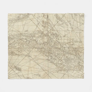 Cobertor De Velo A ilha de Cuba com parte do Bahama deposita