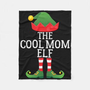 Cobertor De Velo A Legal Mãe Elf Engraçado Família Xmas Pajama Corr