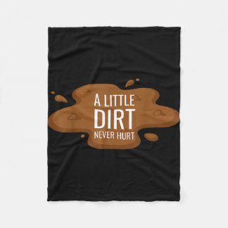 Cobertor De Velo A little dirt hurt kids mud play graphic boys 
