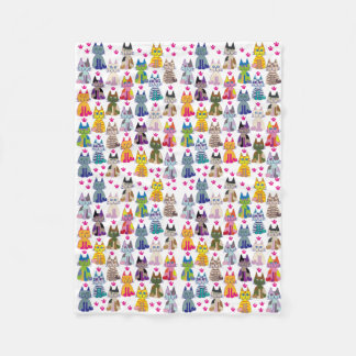 Cobertor De Velo A lot the happy cat