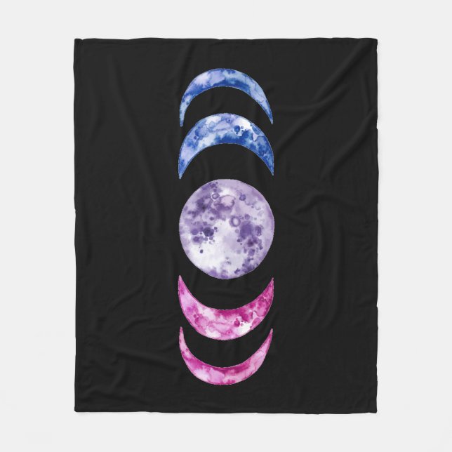 Cobertor De Velo A Lua Tem Fases Não Eu (Frente)
