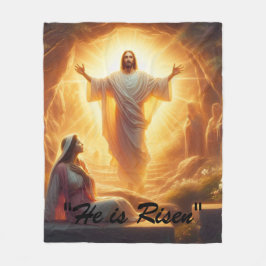 Cobertor De Velo A Luz da Ressurreição: Jesus Cristo Ressuscita