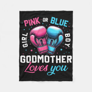 Cobertor De Velo A Madrinha Rosa Ou Azul Te Ama A Boxear Gênero Rev