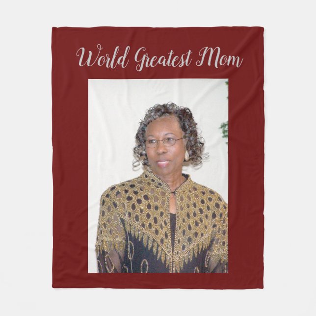 Cobertor De Velo A Maior Mãe do Mundo (Frente)