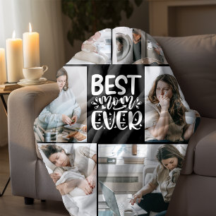 Cobertor De Velo A Melhor Mãe De Várias Fotografias