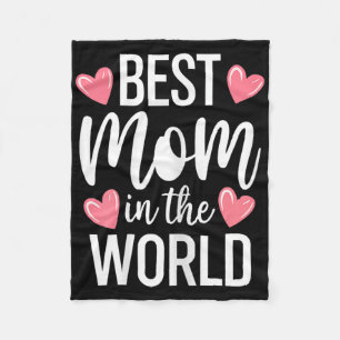 Cobertor De Velo A Melhor Mãe Do Mundo A Camiseta É A Melhor Mãe De