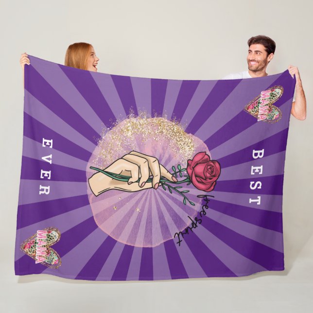 Cobertor De Velo A melhor personalização do Rosa da mamãe nunca (In Situ)